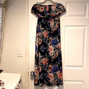 Off the shoulder floral dress